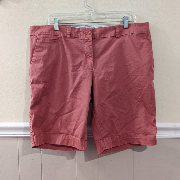 Tommy Hilfiger Pants - Tommy Hilfiger Salmon Peach Pink Orange Bermuda Shorts Size 16
